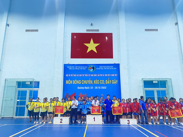 Kết quả Hội thi thể thao các dân tộc thiểu số toàn quốc lần thứ XII, khu vực II, năm 2021 tại tỉnh Quảng Ngãi.